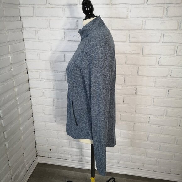 Kyodan Ladies Size Large Full Zip Blue Fitted Active Jacket - Picture 4 of 12